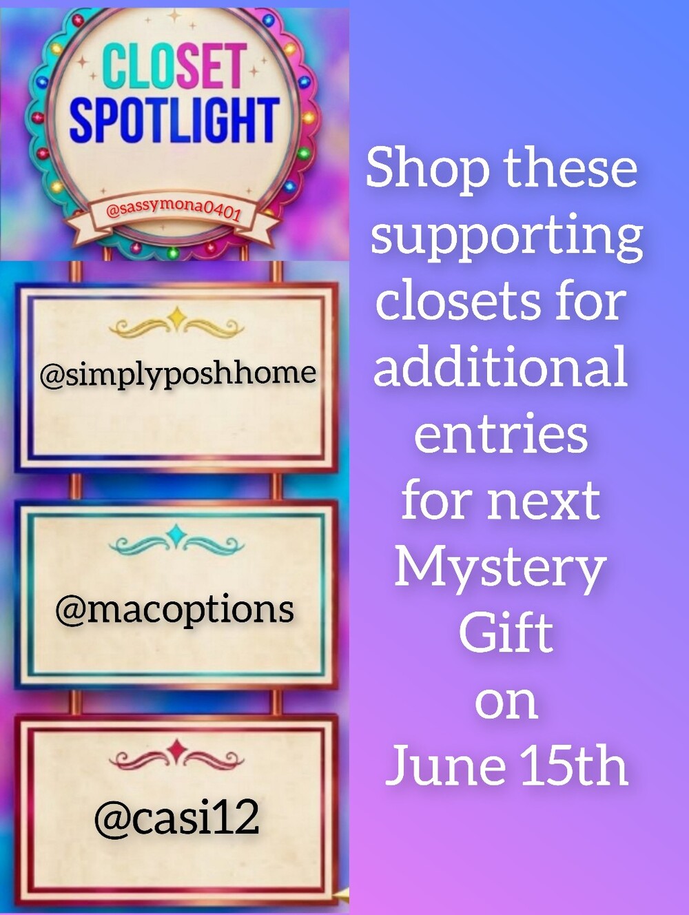 June 15th- Father's Day Mystery Gift - Shop every Monday with Mona 4pm PST - Picture 5 of 6